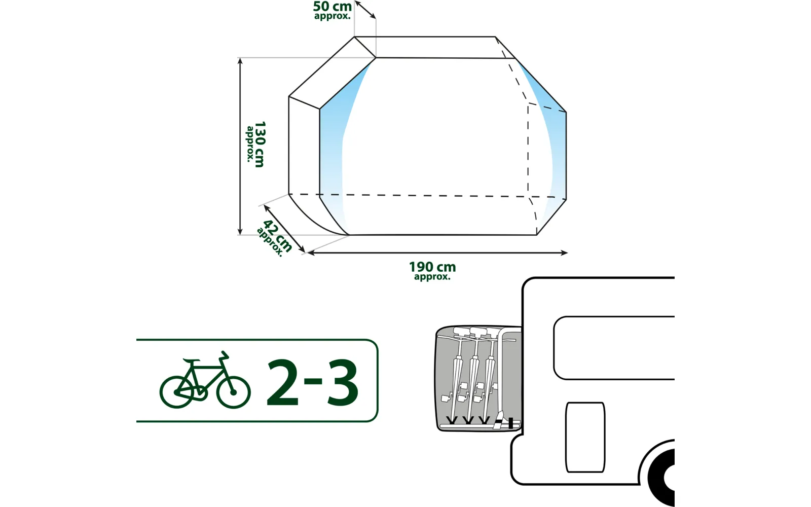 Fahrradabdeckung Brunner Bike Wrapper 2/3 – Bild 2