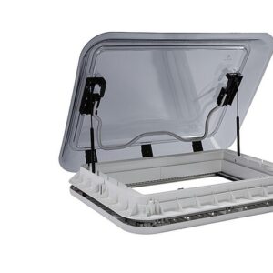 Quipon Dachhaube SKY 40 x 40 cm ohne Zwangs- entlüftung Farbe weiss