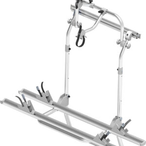 EuroCarry Fahrradträger zur Hecktürbefestigung passend für Renault Master ab´10 2 Räder Traglast 35 kg, Farbe schwarz