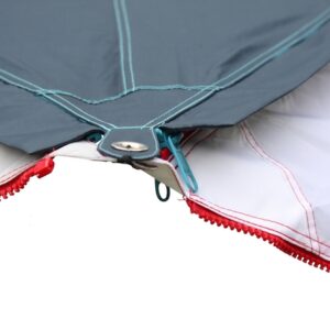 Sonnensegel BENT Zip-Protect Canvas Single verbindbar mit Reißverschluss Farbe grau