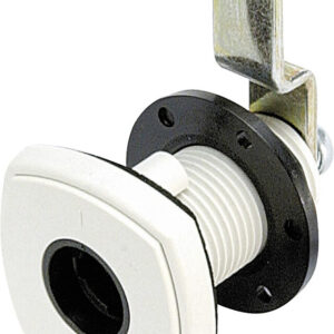 STS Oberholz Klappenschloss eckig mit Verdrehschutz STS/Zadi, Zubehör Farbe weiß 249 F