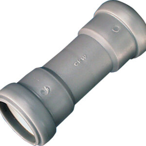 CARYSAN® Muffe mit RS-Ventil zu AW-Rohrsystem 28 mm mit Dichtung