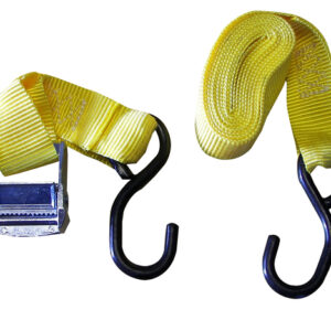 heusser products Zurrgurt mit Klemmschloss 400 cm Belastung 200 kg Inhalt 1 Stück Farbe gelb