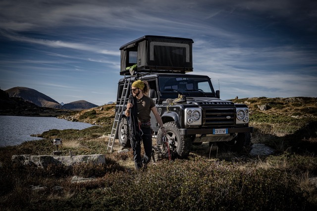 AirPass Dachzelt 360 Large AirPass by AUTOHOME 215 x 160 cm Farbe schwarz / carbon – Bild 6