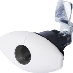 STS Oberholz Kompressionsverschluss Ellipse, kl. Griff HSC/FF2 Zyl., Zubehör, gelber Stopfen, Farbe Fiat Bianco