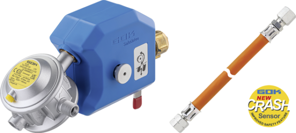 Gasdruck-Regelanlage GOK Caramatic SafeDrive 30mbar 1,5 kg/h X.7 Shell x RVS10/8 SV