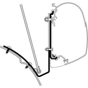 THULE Adapterset passend für VW T4 Liftroof