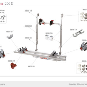 FIAMMA Halteschuh rechts zu Rail Premium Schiene