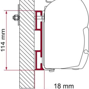 FIAMMA Distanzstück D