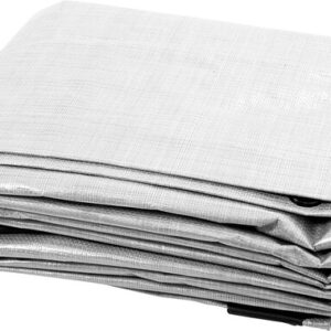 BRUNNER Schutzplane 200 x 300 cm Farbe alu / weiß