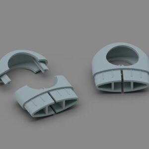 FIAMMA Linke Auflage inkl. Verschluss Fb. grau zu Leiterstufe