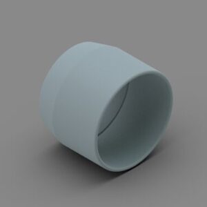 FIAMMA Rohrabdeckung 35/30 grau