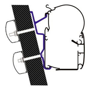 DOMETIC Markisenadapter Perfect Wall passend für Ducato und Sprinter H3