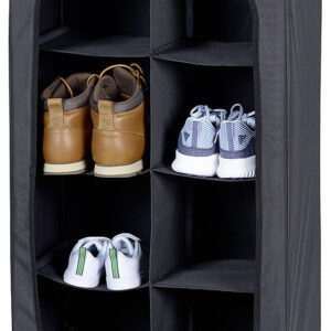 Isabella Schuh-Organizer faltbar Farbe anthrazit