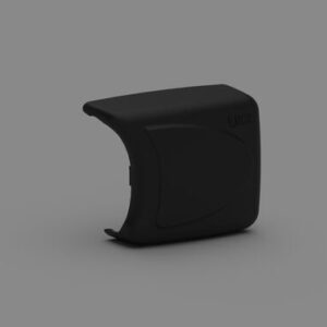 FIAMMA Rechte Klemmleistenabdeckung schwarz