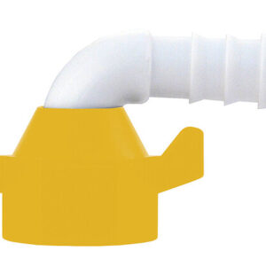 LILIE Winkel- Aufschraubtülle 10 mm Trinkwassersystem WeißGelb®