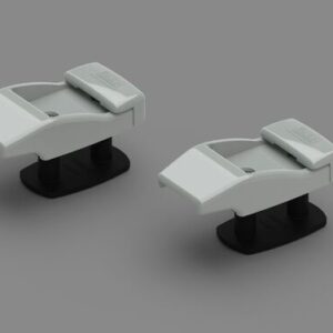 FIAMMA Wall Brackets 2 Stück / Wandhalterung Kunststoff, Titan