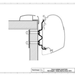 THULE Adapter passend für Hobby Optima Ontour 2019