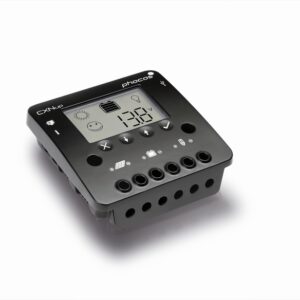 Phaesun Solarladeregler CXNup 20, LCD Anzeige 20 A USB-A Ladeanschluss 1,5 A