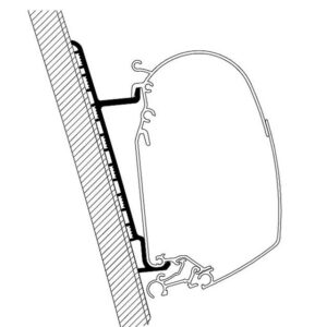 THULE Adapterkit 3-tlg. Zu Wandmarkise Omnistor Serie 5/8/4900 passend für Ducato H3