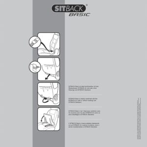 Keilkissen Sitback Basic Farbe schwarz