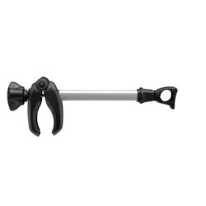 THULE Abstandshalter Bike Holder 2 Länge 26 cm mit Schloss + Acu Tight Dreh- griff Farbe silber