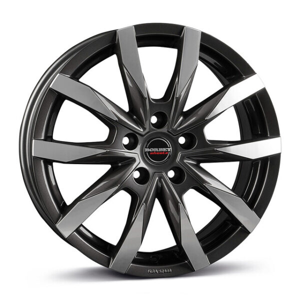 Leichtmetallfelge BORBET CW5 7,5 x 18 Zoll passend für Fiat Ducato Heavymistral anthracite polished
