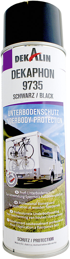DEKALIN Unterbodenschutz Spray Dekaphon 9735 Inhalt 0,5 l Farbe schwarz