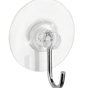 WENKO Static-Loc Nickelhaken, 4er-Set Farbe transparent