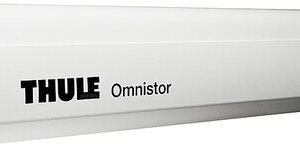 THULE Wandmarkise Omnistor 5200 450 x 250 cm Tuch Fb. saphir blau Gehäuse Fb. weiß