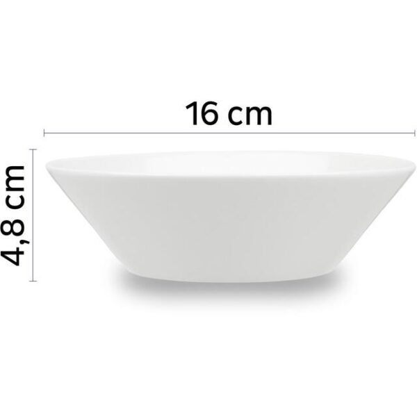 Porzellan-Magnet-Bowls silwy 2er-Set, Farbe weiß – Bild 2