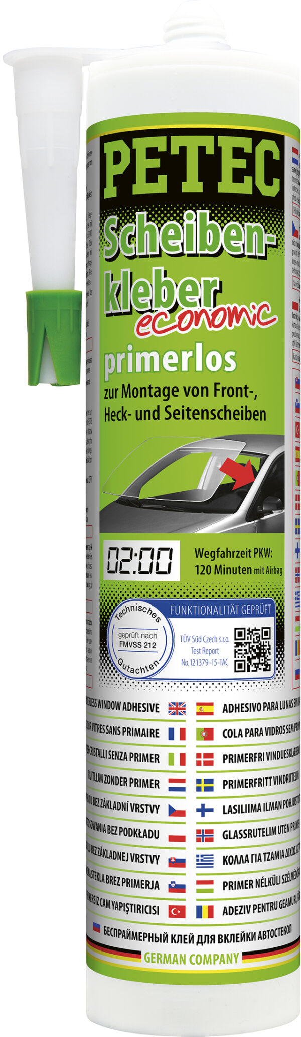 Scheibenkleber Petec Eco, Inhalt 290 ml