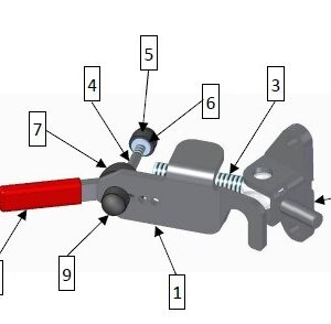Alu-Line Nachrüstsatz Schwenk- begrenzung (Türbrenzung)
