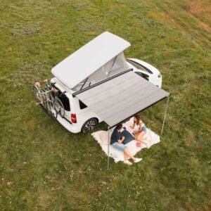 FIAMMA Wandmarkise F45s 190 Tuch Fb. royal grey Gehäuse Fb. deep black