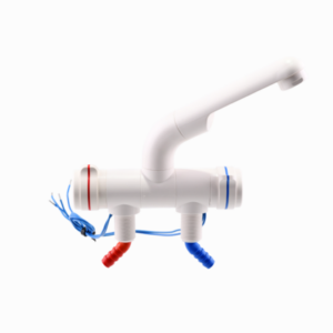 barwig Mischbatterie A3 mit Schaltautomatik Farbe weiß Montagebohrung 2 mal 20 mm