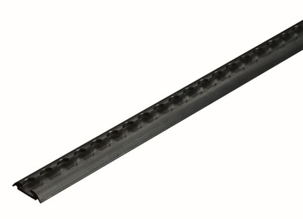Airlineschiene allsafe halbrund light, Länge 2.000 mm Farbe schwarz eloxiert