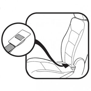 Sitzauflage SITBACK Air Fit Up Stoff 3 D Farbe black