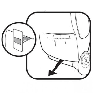 Sitzauflage SITBACK Air Fit Up Stoff 3 D Farbe black