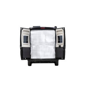 HINDERMANN Hecktürisolierung PREMIO 1-teilig, Ford Transit ab 2014 (7.), hoher Türaus- schnitt H3, Farbe grau