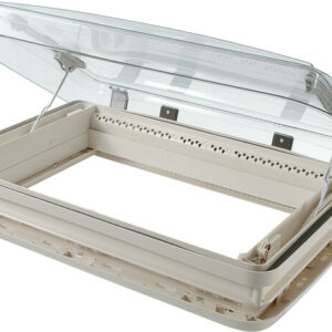 DOMETIC Dachhaube Midi Heki FL, Bügel mit Zwangsbelüftung Farbe weiß