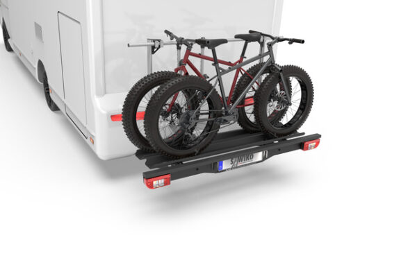 Lastenträger SAWIKO by AL-KO Ligero für 2 Fat Bikes Traglast max. 150 kg Farbe schwarz