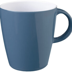 BRUNNER Henkelbecher Melamin Belfiore 300 ml Fb. weiß/blau/grau