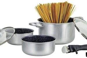 gimex Topfset Alu Silver Line 9-tlg.