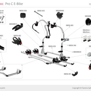 FIAMMA Haltestruktur oben zu Carry Bike Pro C, Premium SC, CB CL