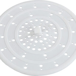 WENKO Abfluss-Sieb Fb. weiß Silikon