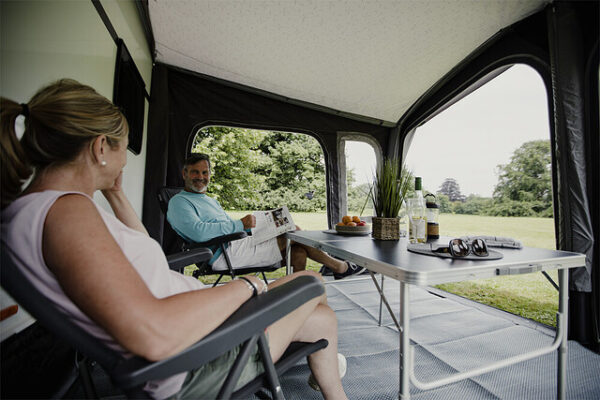 Caravan Vorzelt Vango Riviera Air 390 Elements Proshield Modell 390, kein Boden Farbe shadow grey – Bild 4