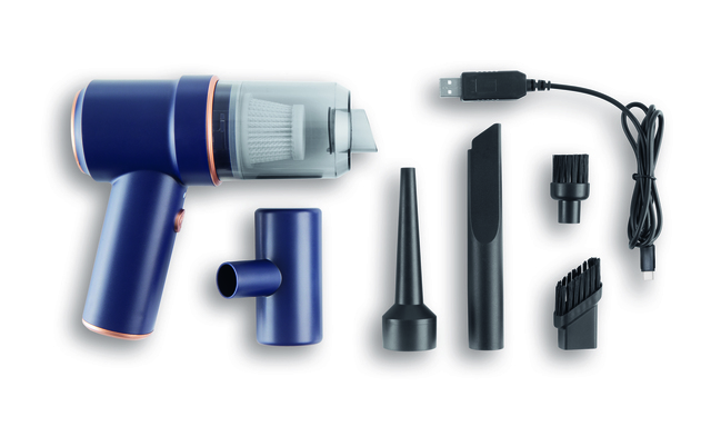 CLEANmaxx Handstaubsauger Akku 6-tlg., 7,4 V Farbe blau – Bild 2