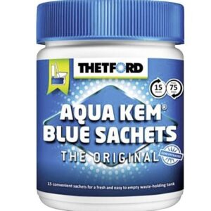 THETFORD Toilettenbeutel Aqua Kem Sachets Dose 0,375 kg / 15 Beutel
