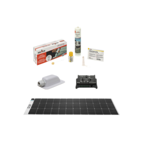 PWM Regler Set Moscatelli Solarmodul S 120 inkl. Regler RE 104 , Dachdurchführung und Klebeset