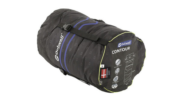 Schlafsack Outwell Contour rechts, Farbe dark purple – Bild 5